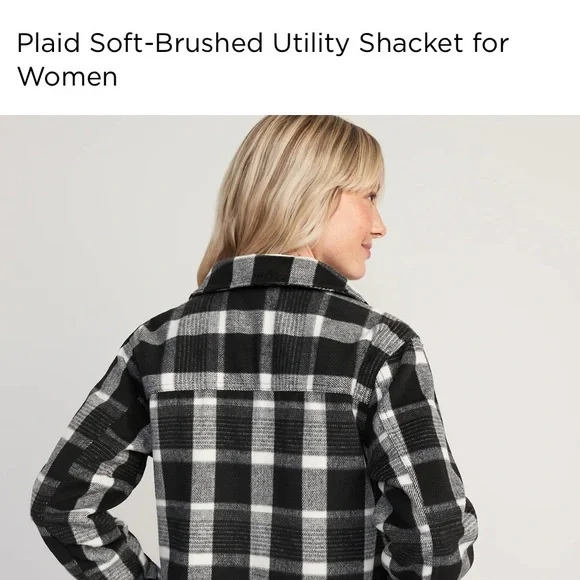 Plaid Utility Jacket - Picture 2 of 5
